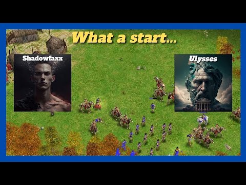 CMR Makes For The Best Games | Shadowfaxx (Thor) vs Ulysses (Zeus) Game 1/7 #aom #ageofempires