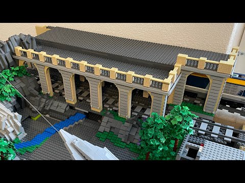 Das Fertige Tunnelportal, Folge 71 lego Klemmbaustein Stadt Baustein