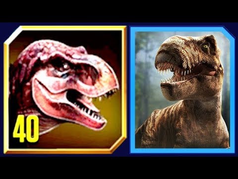 T-REX GEN 2 | JURASSIC WORLD THE GAME vs JURASSIC WORLD ALIVE