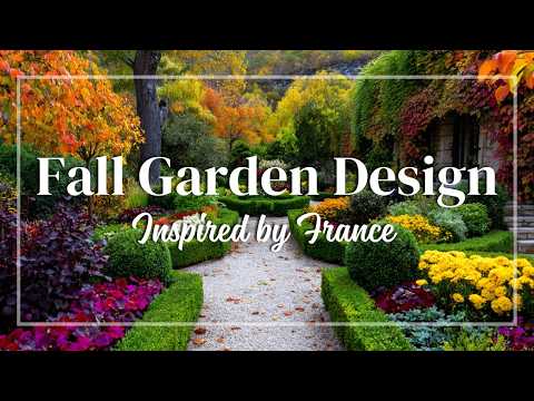 French Formal Garden Touches for Fall 🍁 | Structured Elegance in Petite Landscapes