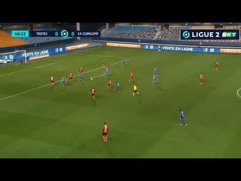 Troyes 1-0 Guingamp - Tristan Dingome | Goal | Ligue 2 | 31 Round (2020/2021)