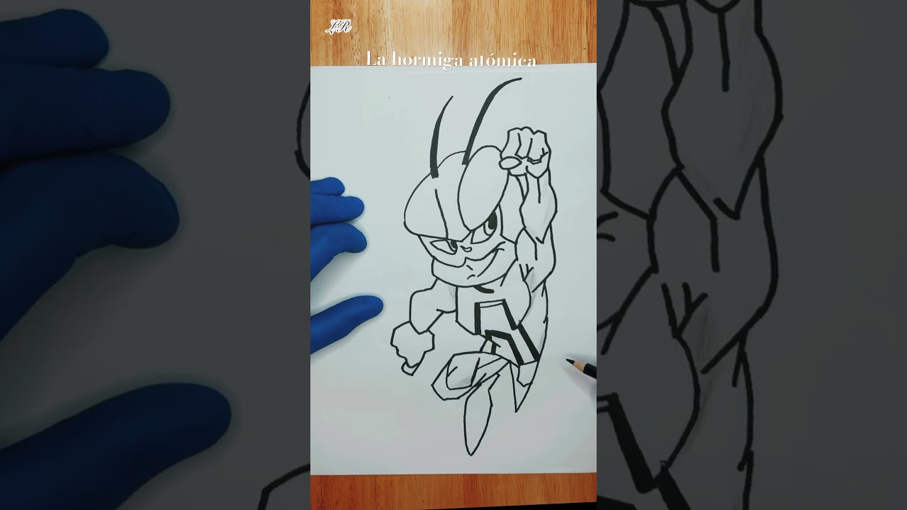 ⭐️Dibujo de la hormiga atómica😎👍⭐️