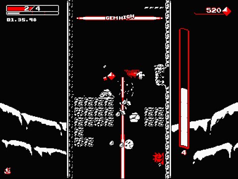 Downwell - Extended Gameplay Video [60FPS]