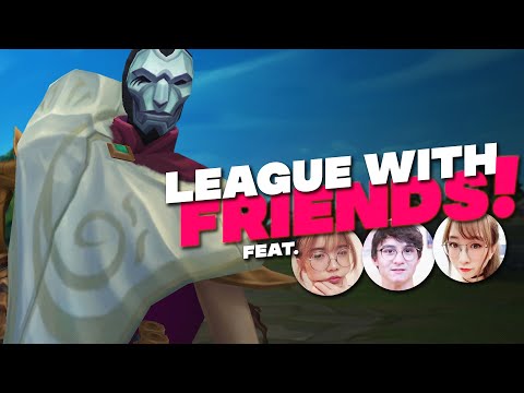 LEAGUE WITH FRIENDS! ft. Micheal Reeves, Lily, Abe & Wendy