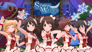 「デレステ」Snow Wings (Game ver.) 吹雪 標準メンバー 大槻唯、渋谷凛、島村卯月、本田未央、上條春菜 SSR