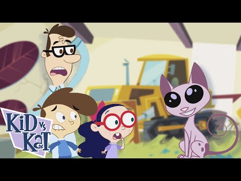 Under Destruction | Kid vs. Kat - WildBrain | Movies for Kids