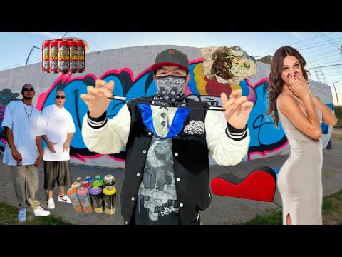 CHOLOS me querían pegar porque GRAFFITIE su barrio y tuve $3x0 con $350 varos