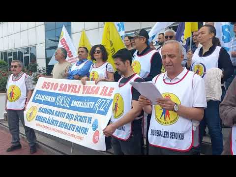 Adana BES,  Kamuda Kayıt Dışı Ücrete ve Emeklilikte Sefalete Hayır" Açıklaması Yaptı. 