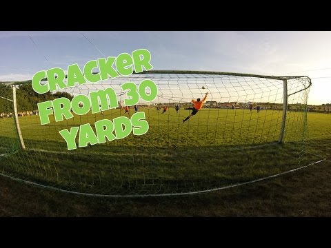 Cracker from 30 yards | Amateur Football Goals