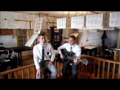 Elders Chris Nicholes & Kyle Hole Sing How Can I Be - Sunbeam Medley in Palmyra, NY