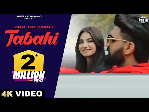 KHASA AALA CHAHAR : Tabahi (Official Video) Haryanvi Songs 2024 | Romantic Songs 2024