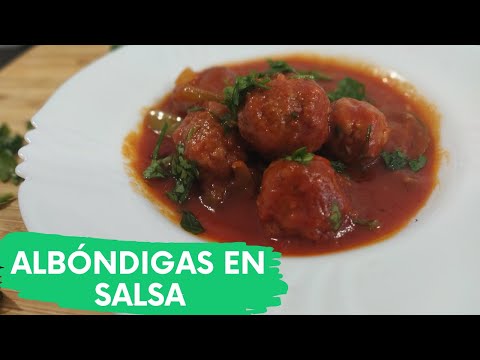 COMO HACER ALBONDIGAS EN SALSA DE TOMATE FACIL: Las mejores y más rápidas de hacer...