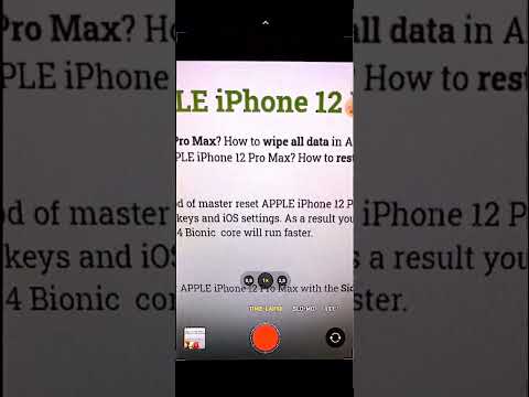 how to record time lapse video in iphone 12 pro