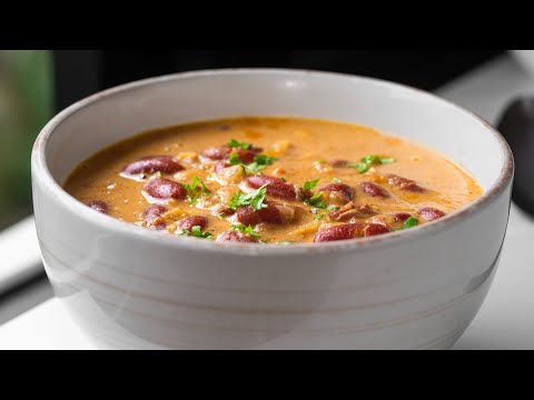African Kidney Bean Stew with Coconut Milk - Maharage Ya Nazi Recipe - Vegan