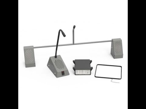 Interphone de guichet k001 branchements avec boucle magnétique