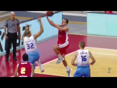 Jackie Carmichael with a big rejection (Igokea - Borac, 5.12.2020)