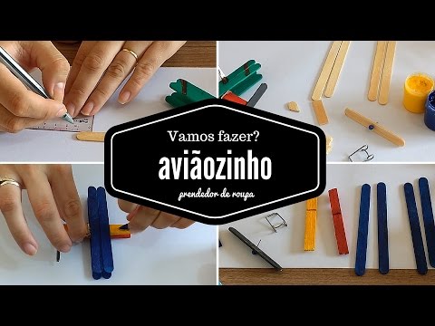 Avião de prendedor de roupa - Brinquedos - 03