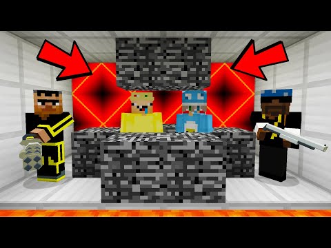 Zorbalar Bebişleri YER ALTI HÜCRESİNE Hapsetti,  O Yüzden bende Onları Kaçırdım! - Minecraft