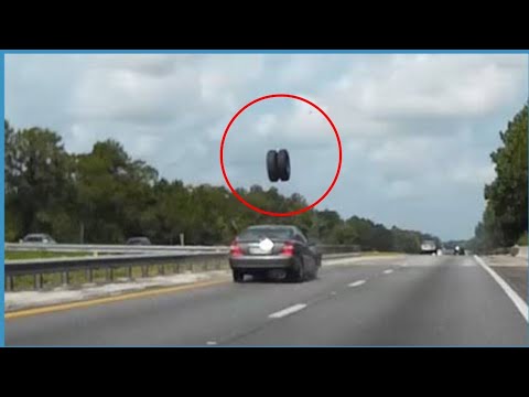 Tires Going Their Own Way | Runaway Tires, Loose Tires