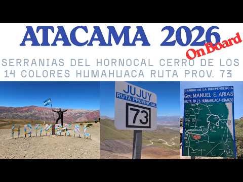 EXPEDIÇÃO ATACAMA 26 EP5 SERRANÍAS DE HORNOCAL -  CERRO  DE LOS 14 COLORES