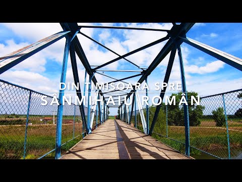 Din Timisoara spre Sanmihaiu Roman - Utvin - malul Begai Raul Bega - pista de biciclisti - bicicleta