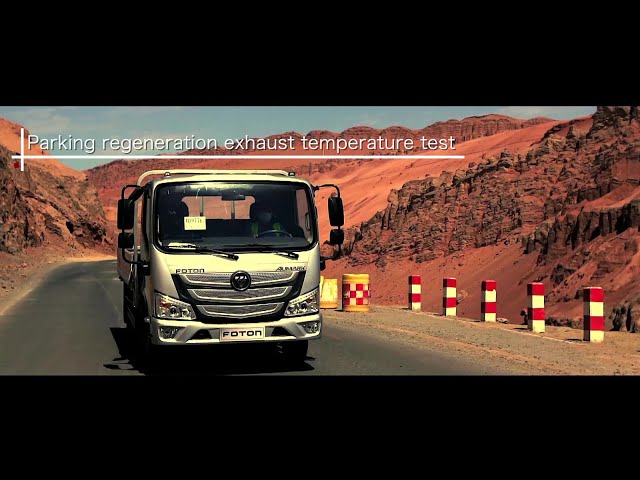 video of Foton Aumark S 4x2 diesel light duty truck 8.5T flatbed cargo truck Africa