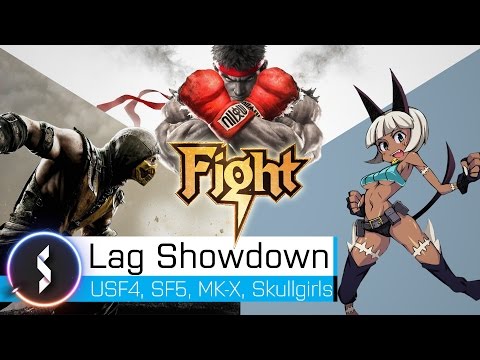 Lag Showdown Street Fighter vs. Mortal Kombat vs. Skullgirls Video