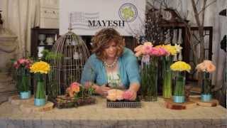 The Art of Flowers March 2012: Wedding Bird Cage Floral Design