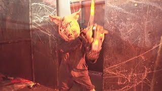 The Flesh Yard Haunted House (HD) Anaheim California 2016