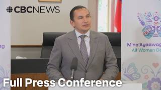 Manitoba Premier Wab Kinew talks about U.S. tariffs and $2.4M investment in Genesis House