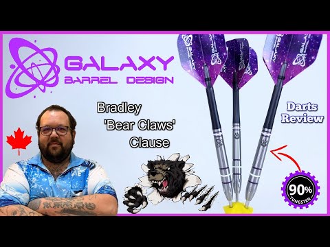Galaxy BRAD CLAUSE 'Bear Claws' Darts Review