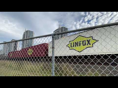 Two Trains Pass Each Other at Speed