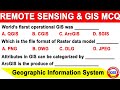 Remote sensing MCQ | mcq on geographic information system | GIS MCQ | Remote sensing and GIS