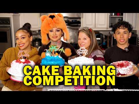 CAKE BAKING COMPETITION 🎂🎂 Snow vs Baby Drew vs Mom vs Steph