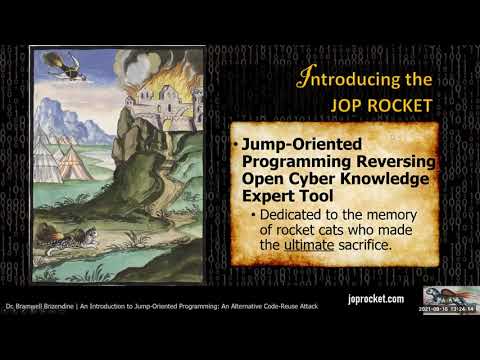 An Introduction to Jump-Oriented Programming: An Alternative Code-Reuse Attack