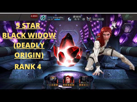 5 STAR BLACK WIDOW (DEADLY ORIGIN) RANK 4