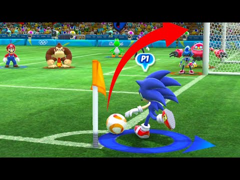 Mario & Sonic at the Rio 2016 Olympic Games Football Mario's Team Faces Off Against BowserJr ,Silver