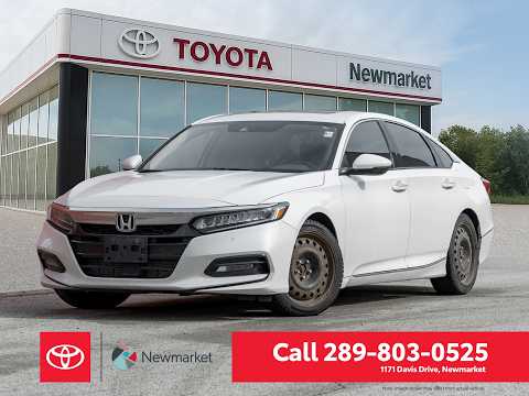 2019 Honda Accord Sedan Touring CVT in White for sale at Newmarket Toyota in Newmarket, ON
