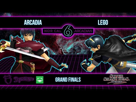 NorCal Arcadian 6 - Arcadia (Marth) VS  Lego (Marth) - SSBM - Grand Finals
