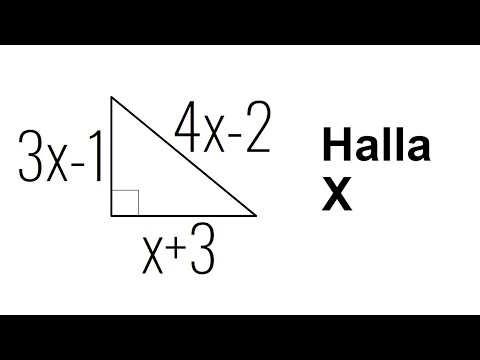 LONGITUD DE LOS LADOS DEL TRIÁNGULO RECTÁNGULO. Geometría Básica.
