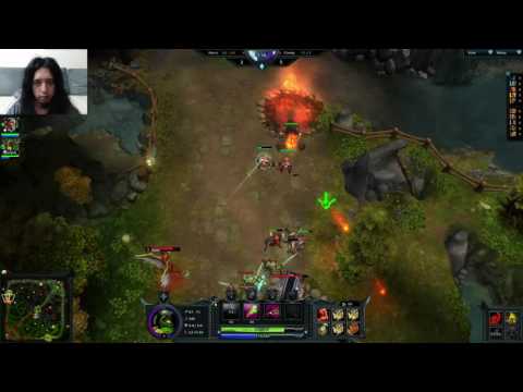 HoN 4.0 Bushwack Game Play (solo Kongor Lvl 8)