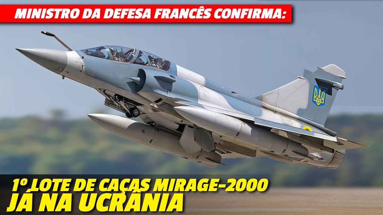 1ª lote de caças Mirage-2000 (modelo já operado no Brasil) chega à Ucrânia: França confirma entrega