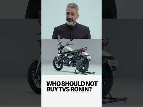 Who should avoid getting one? | TVS Ronin FAQ #3