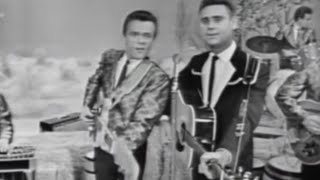 George jones with Johnny paycheck -Race is on live on the jimmy dean show