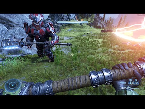 Halo Infinite - Defeating a "Chieftain" on Legendary.