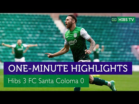 Hibernian 3 FC Santa Coloma 0 | One-Minute Highlights