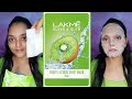 LAKME Blush & Glow 🥝 Kiwi Sheet Mask #shorts #youtubeshorts #facemask