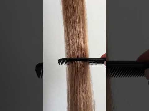 Волосы для наращивания в срезе 60 см, 50 грамм, русые №12 video