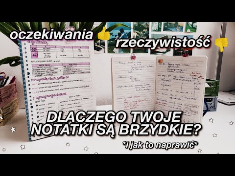 Twoje notatki szkolne są brzydkie lub nieczytelne 👎📖 Zobacz jak to naprawić! ✨