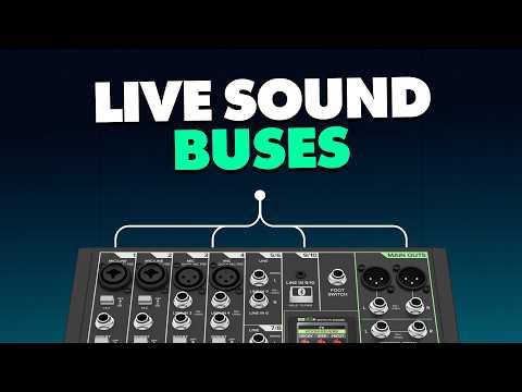 Every Bus On Your Mixer Explained | Aux, Group, Matrix, DCA